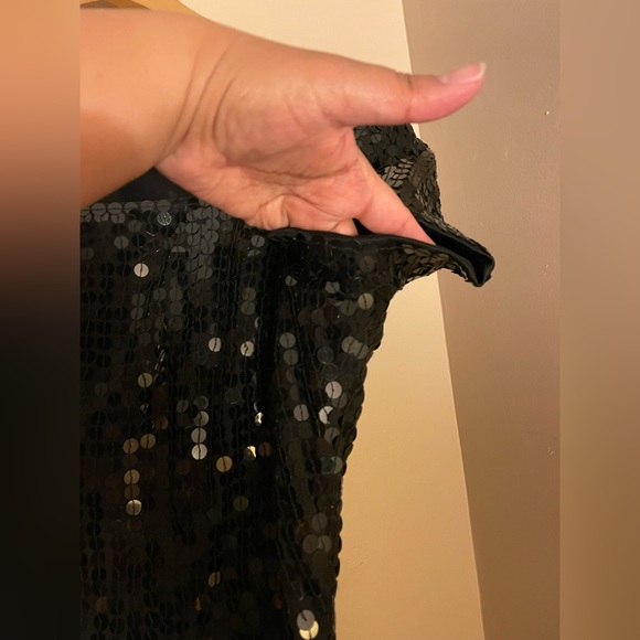 Morgan Taylor Black Sequin Dress - Picture 6 of 7